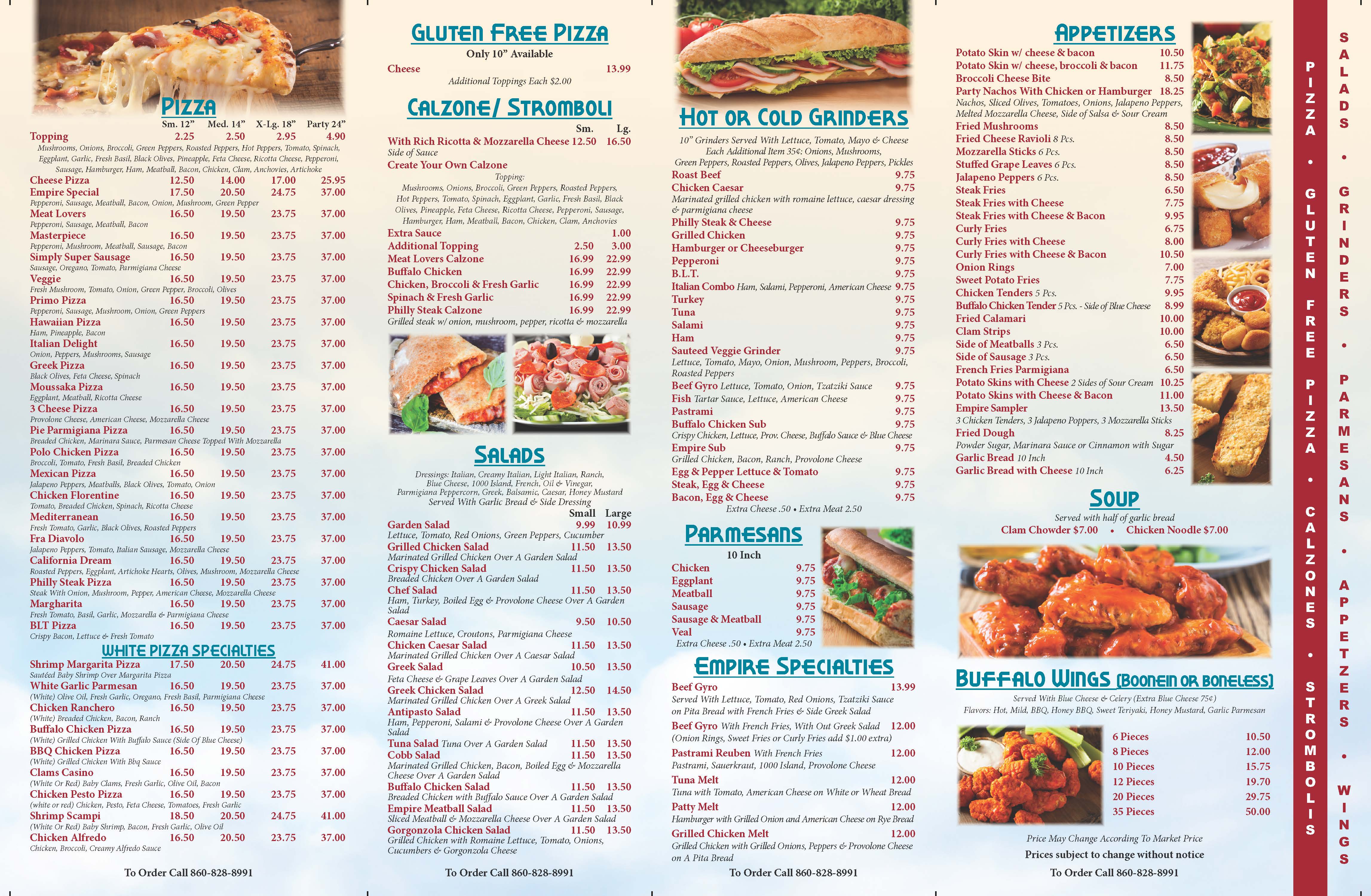 Menu Back